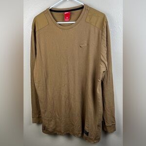 Nike Air Force 1 Men's Tan Long Sleeve Tee